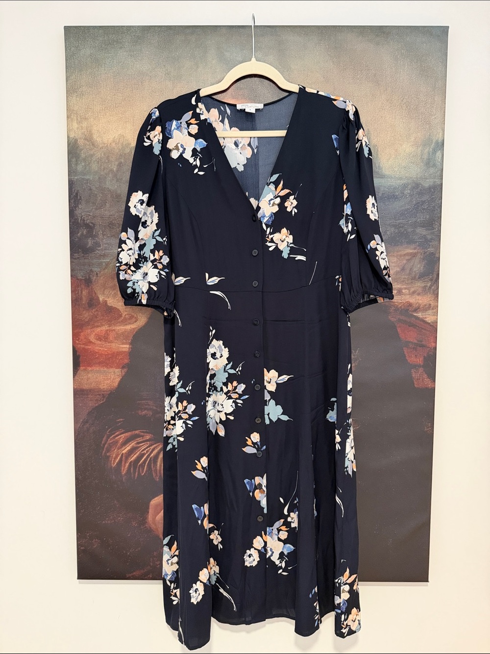Nordstrom Signature Silk Floral Dress – Size 8